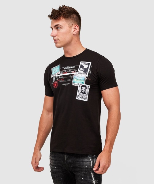 Alessandro Zavetti - Jet Black Contraband T-Shirt