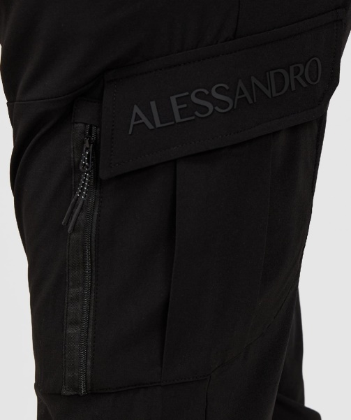 Gabetto Cargo Pant Alessandro Zavetti - Black