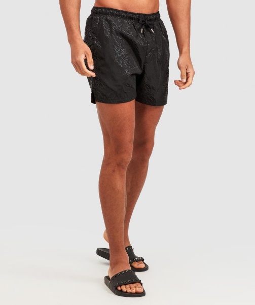 Black Alessandro Zavetti - Carlo Swim Short