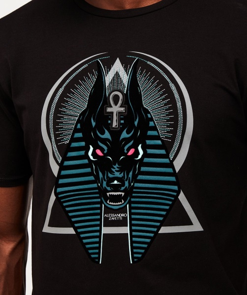 Black Anubis T-Shirt - Alessandro Zavetti