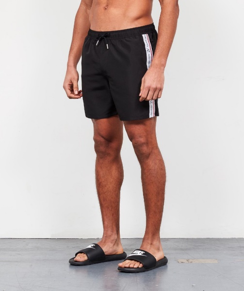 Rozzaro Tape Swim Short Black - Alessandro Zavetti