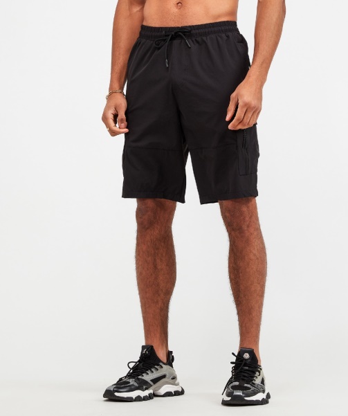 Alessandro Zavetti - Marcello Woven Cargo Short Black