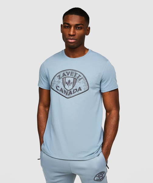 Alessandro Zavetti - Blue Grey Silvatino T-Shirt