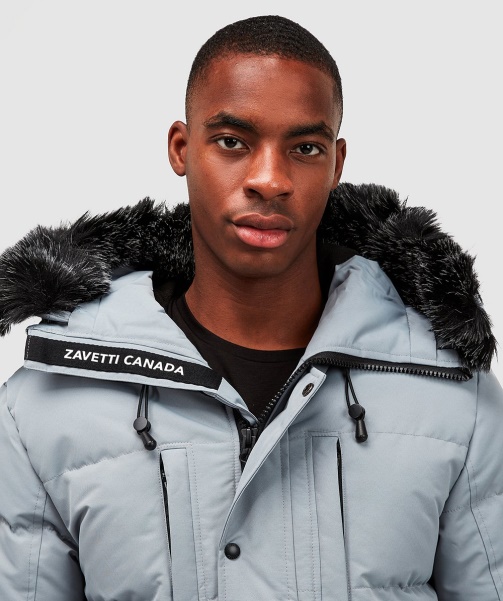 Black Alessandro Zavetti - Oshawa 2.0 Puffer Parka Jacket