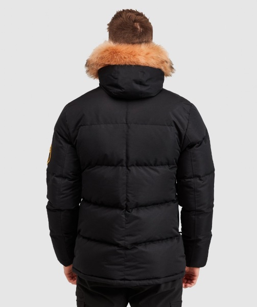 Black Alessandro Zavetti - Oshawa 2.0 Puffer Parka Jacket