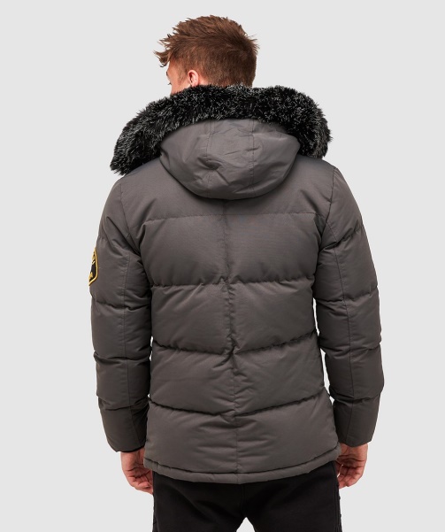 Black Alessandro Zavetti - Oshawa 2.0 Puffer Parka Jacket