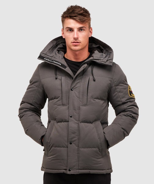 Black Alessandro Zavetti - Oshawa 2.0 Puffer Parka Jacket