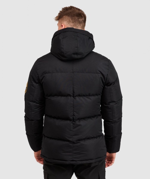 Black Alessandro Zavetti - Oshawa 2.0 Puffer Parka Jacket