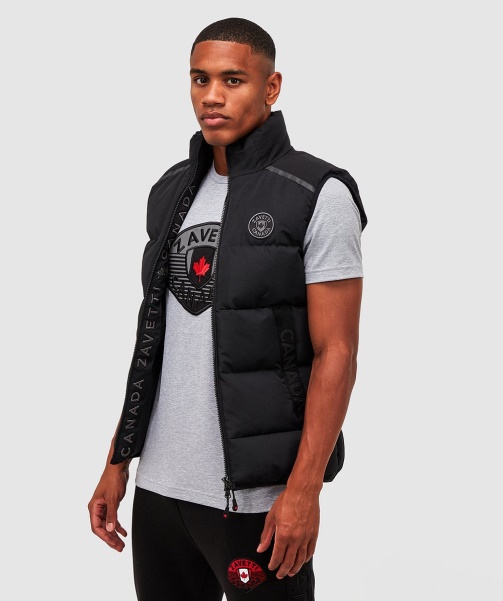 Alessandro Zavetti - Aylato Puffer Gilet Black