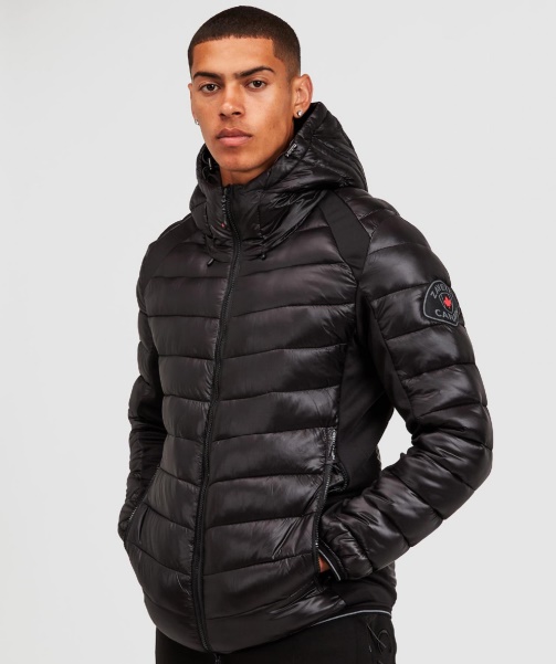 Black Terosso Hybrid Jacket - Alessandro Zavetti