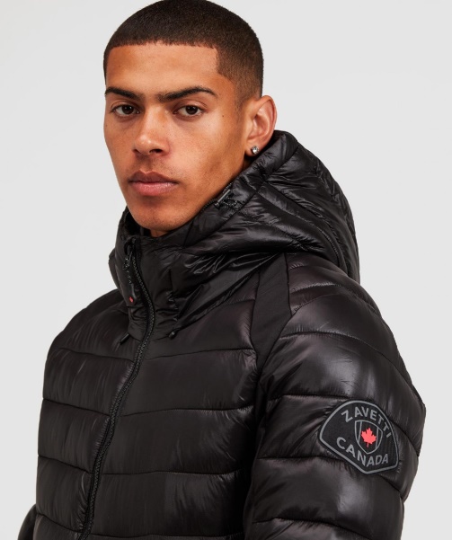 Black Terosso Hybrid Jacket - Alessandro Zavetti