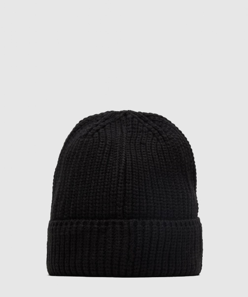 Black Alessandro Zavetti - Verrio Contrast Logo Beanie