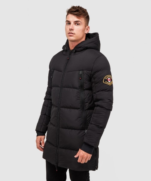 Alessandro Zavetti - Black Talvino 2.0 Longline Puffer Jacket