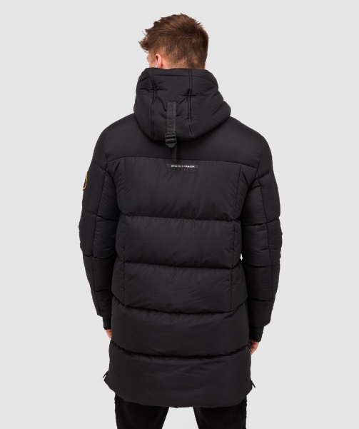 Alessandro Zavetti - Black Talvino 2.0 Longline Puffer Jacket