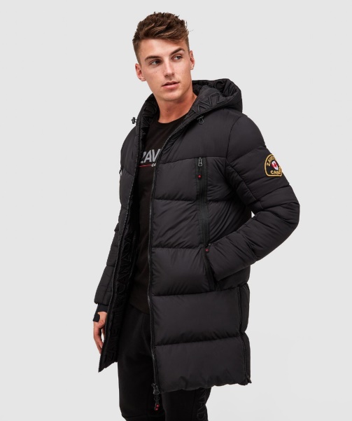 Alessandro Zavetti - Black Talvino 2.0 Longline Puffer Jacket