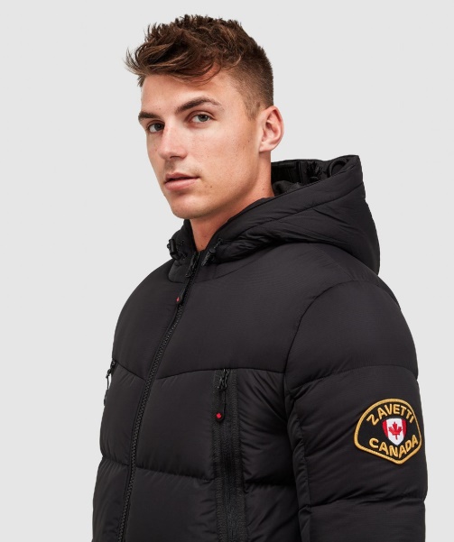 Alessandro Zavetti - Black Talvino 2.0 Longline Puffer Jacket