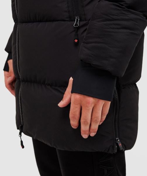 Alessandro Zavetti - Black Talvino 2.0 Longline Puffer Jacket