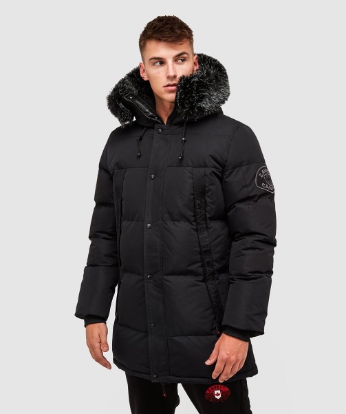 Alessandro Zavetti - Aylmer Long Puffer Parka Jacket Black