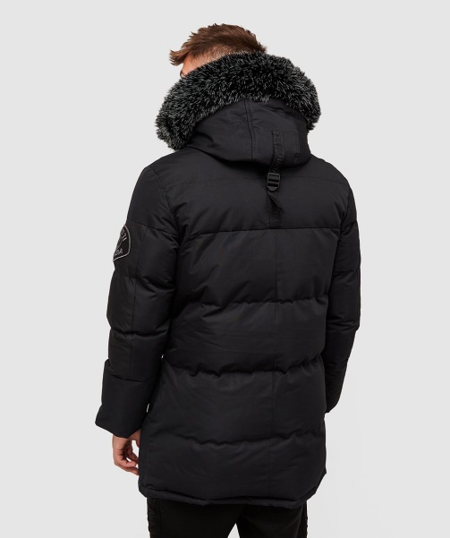 Alessandro Zavetti - Aylmer Long Puffer Parka Jacket Black