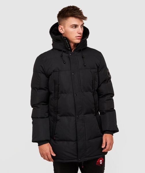 Alessandro Zavetti - Aylmer Long Puffer Parka Jacket Black