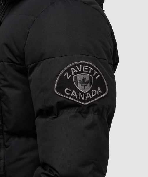 Alessandro Zavetti - Aylmer Long Puffer Parka Jacket Black