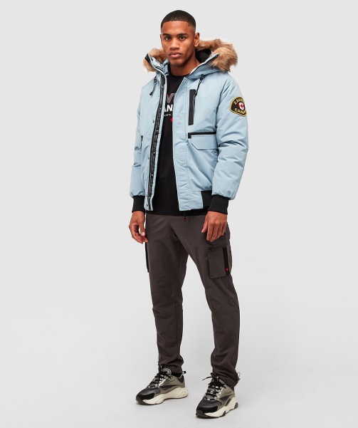 Abelli 2.0 Hooded Bomber Jacket Alessandro Zavetti - Sky Blue