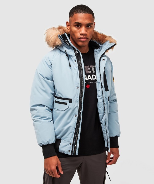 Abelli 2.0 Hooded Bomber Jacket Alessandro Zavetti - Sky Blue