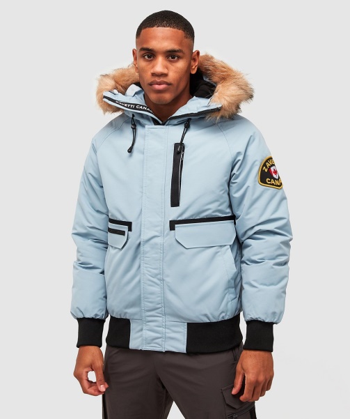 Abelli 2.0 Hooded Bomber Jacket Alessandro Zavetti - Sky Blue