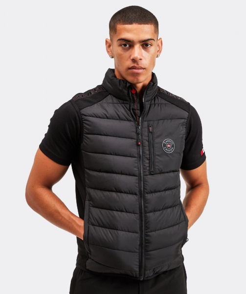 Black Alessandro Zavetti - Serzio Hybrid Gilet