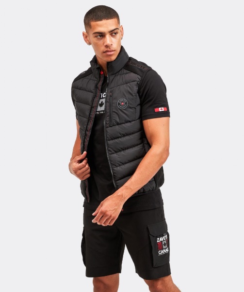 Black Alessandro Zavetti - Serzio Hybrid Gilet