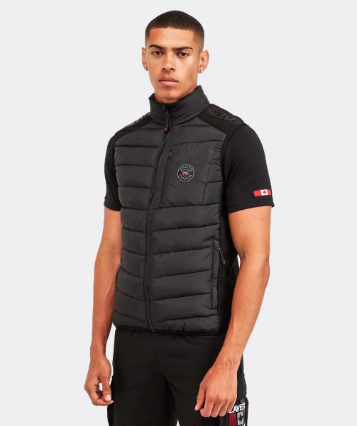 Black Alessandro Zavetti - Serzio Hybrid Gilet