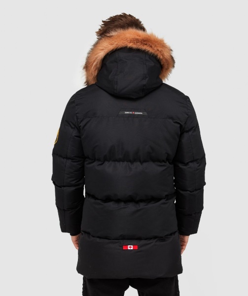 Thelon Long Puffer Parka Jacket Black - Alessandro Zavetti