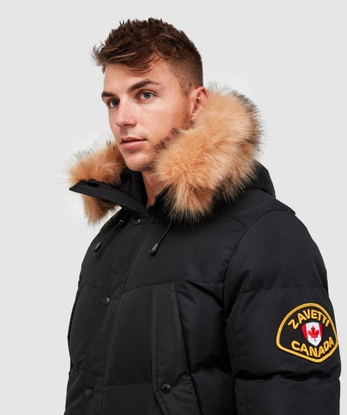 Thelon Long Puffer Parka Jacket Black - Alessandro Zavetti