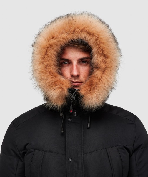 Thelon Long Puffer Parka Jacket Black - Alessandro Zavetti