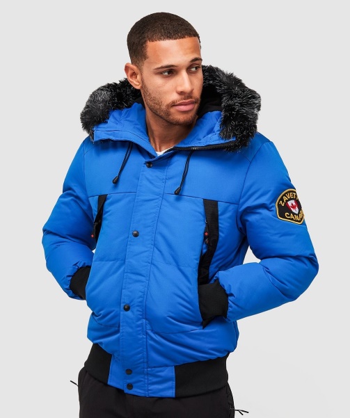 Royal Aylmer Puffer Fur Hooded Bomber Jacket - Alessandro Zavetti