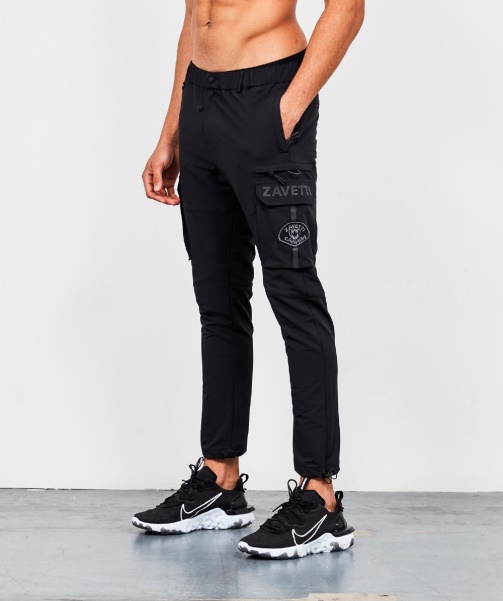 Gatelli Woven Pant Alessandro Zavetti - Black