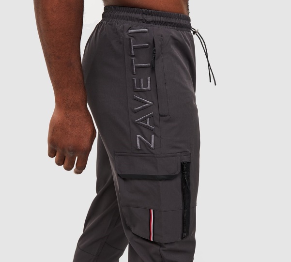 Rivelini Cargo Pant Jet Black - Alessandro Zavetti