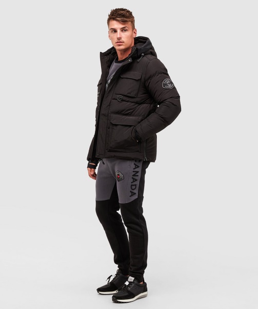 Black Donevan Puffer Jacket - Alessandro Zavetti