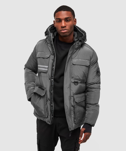 Black Donevan Puffer Jacket - Alessandro Zavetti