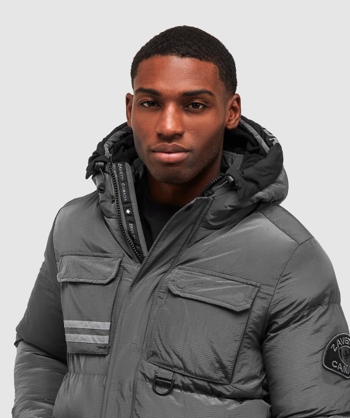 Black Donevan Puffer Jacket - Alessandro Zavetti