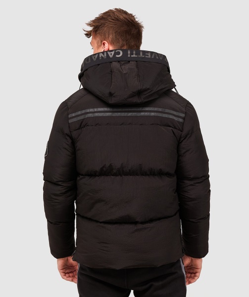 Black Donevan Puffer Jacket - Alessandro Zavetti