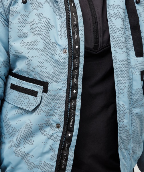 Alessandro Zavetti - Ashley Blue Abelli 2.0 Reflective Bomber Jacket