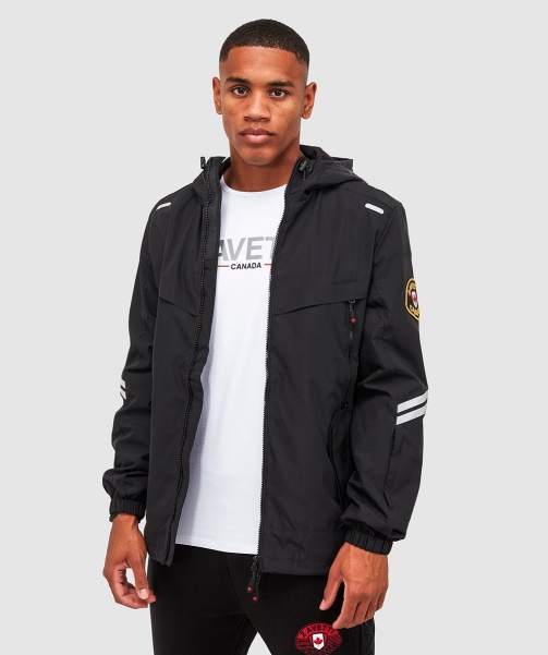 Alessandro Zavetti - Fino Windrunner Jacket Jet Black