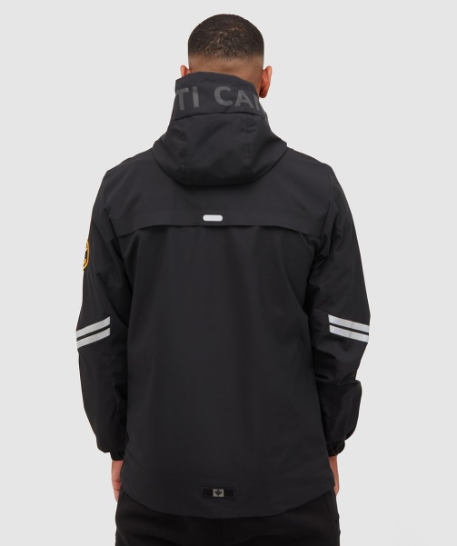 Alessandro Zavetti - Fino Windrunner Jacket Jet Black