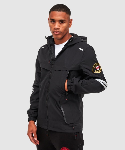 Alessandro Zavetti - Fino Windrunner Jacket Jet Black