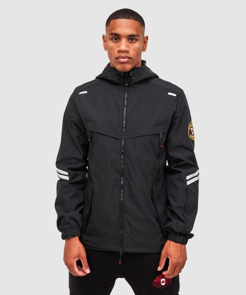 Alessandro Zavetti - Fino Windrunner Jacket Jet Black