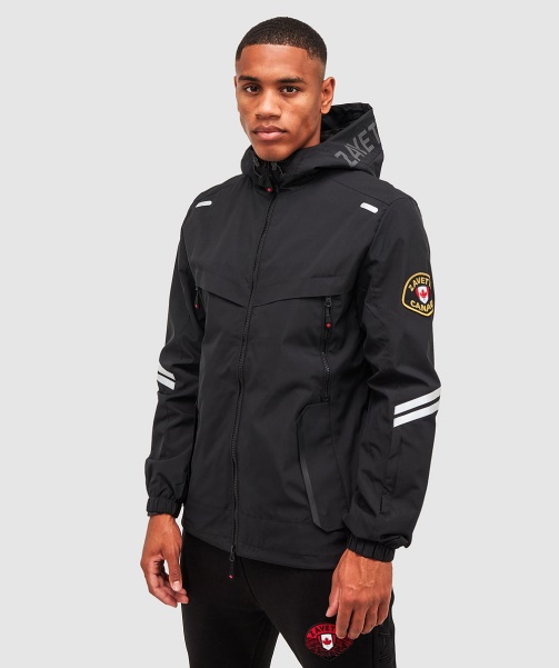 Alessandro Zavetti - Fino Windrunner Jacket Jet Black