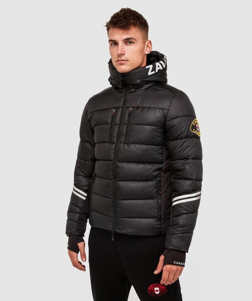 Black Pollux Puffer Jacket - Alessandro Zavetti