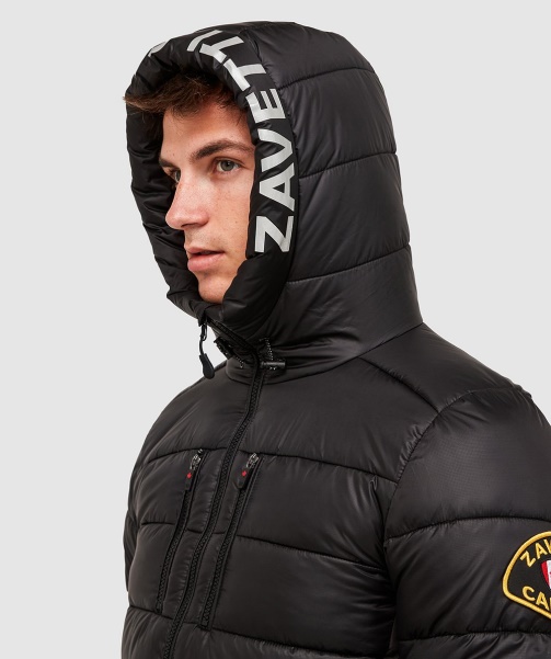 Black Pollux Puffer Jacket - Alessandro Zavetti