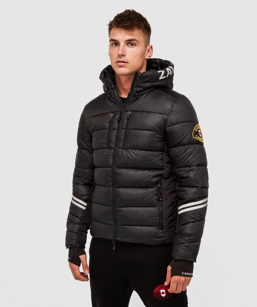 Black Pollux Puffer Jacket - Alessandro Zavetti